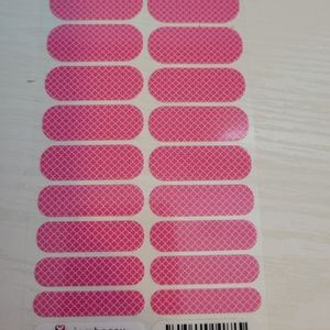 Full Sheet Jam Nail Wraps - Rosy Quatrefoil